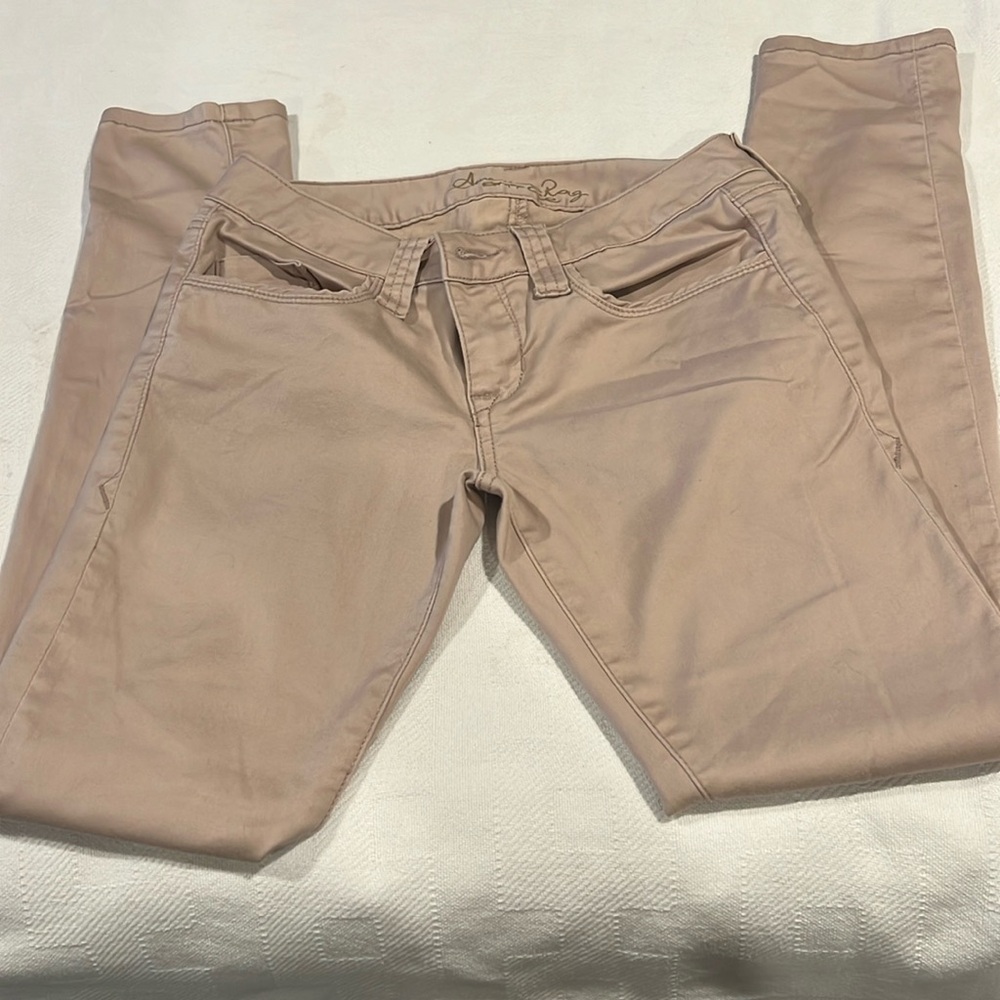 American rag dark tan jeans